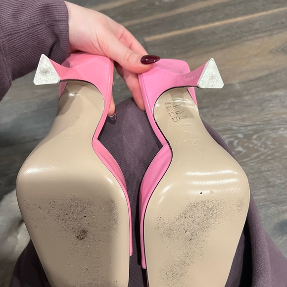 The Attico Pink Heeled Sandal - Picture 5 of 9